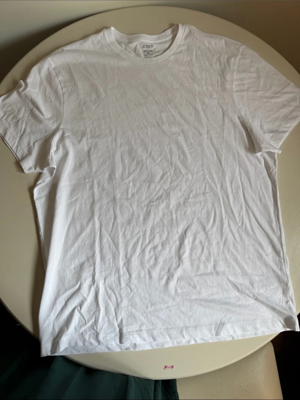 J. Crew Men's White Crewneck Short Sleeve Tee NWOT